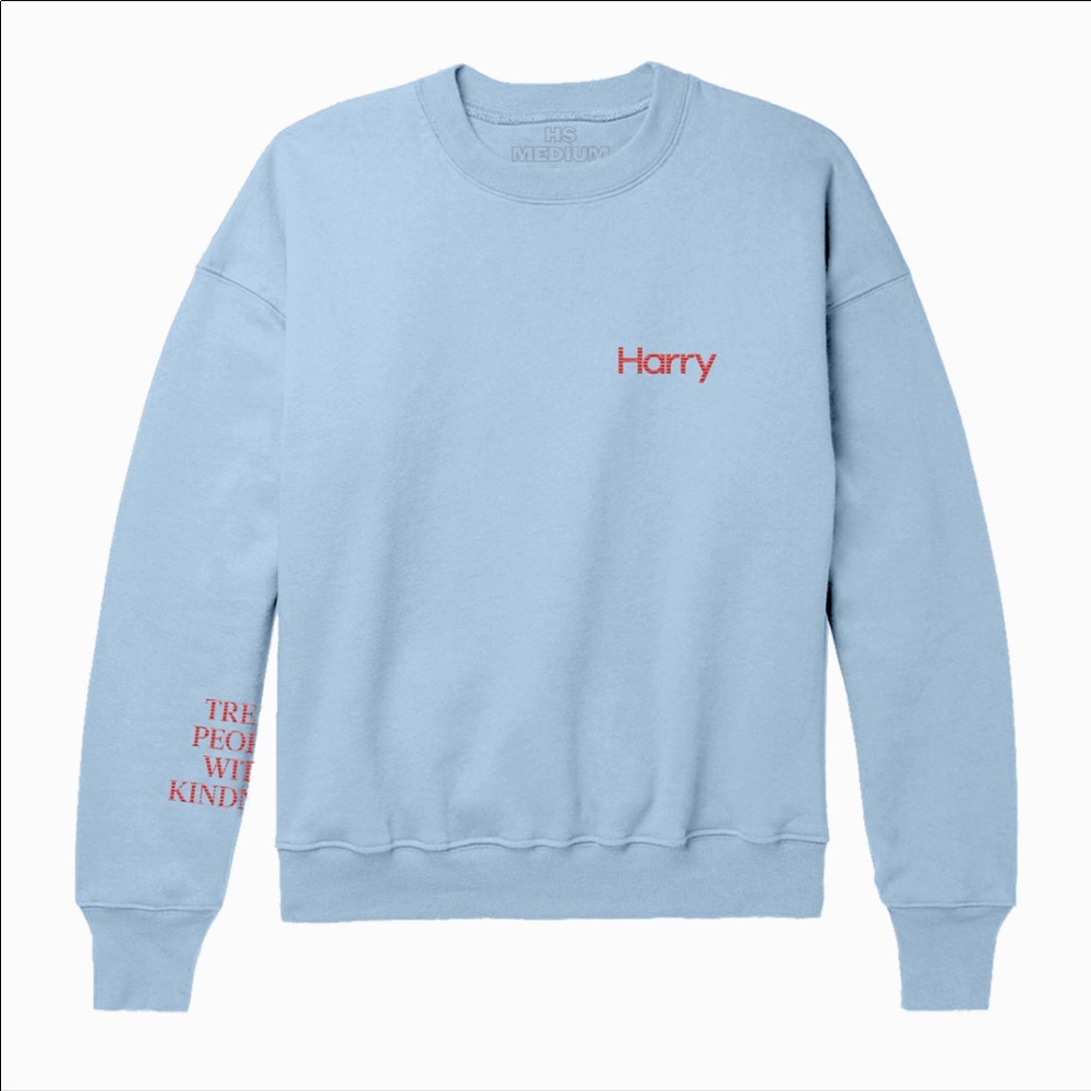 Harry Styles Treat People With Kindness Crewneck (light blue)